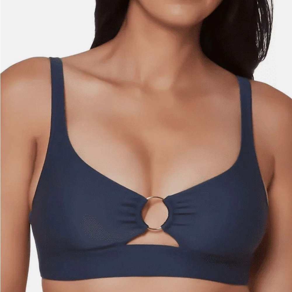 Bar III Ink Well ring core swim top size L